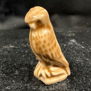 Wade Whimsies Red Tail Hawk Porcelain Figurine Miniature Made in England Vintage